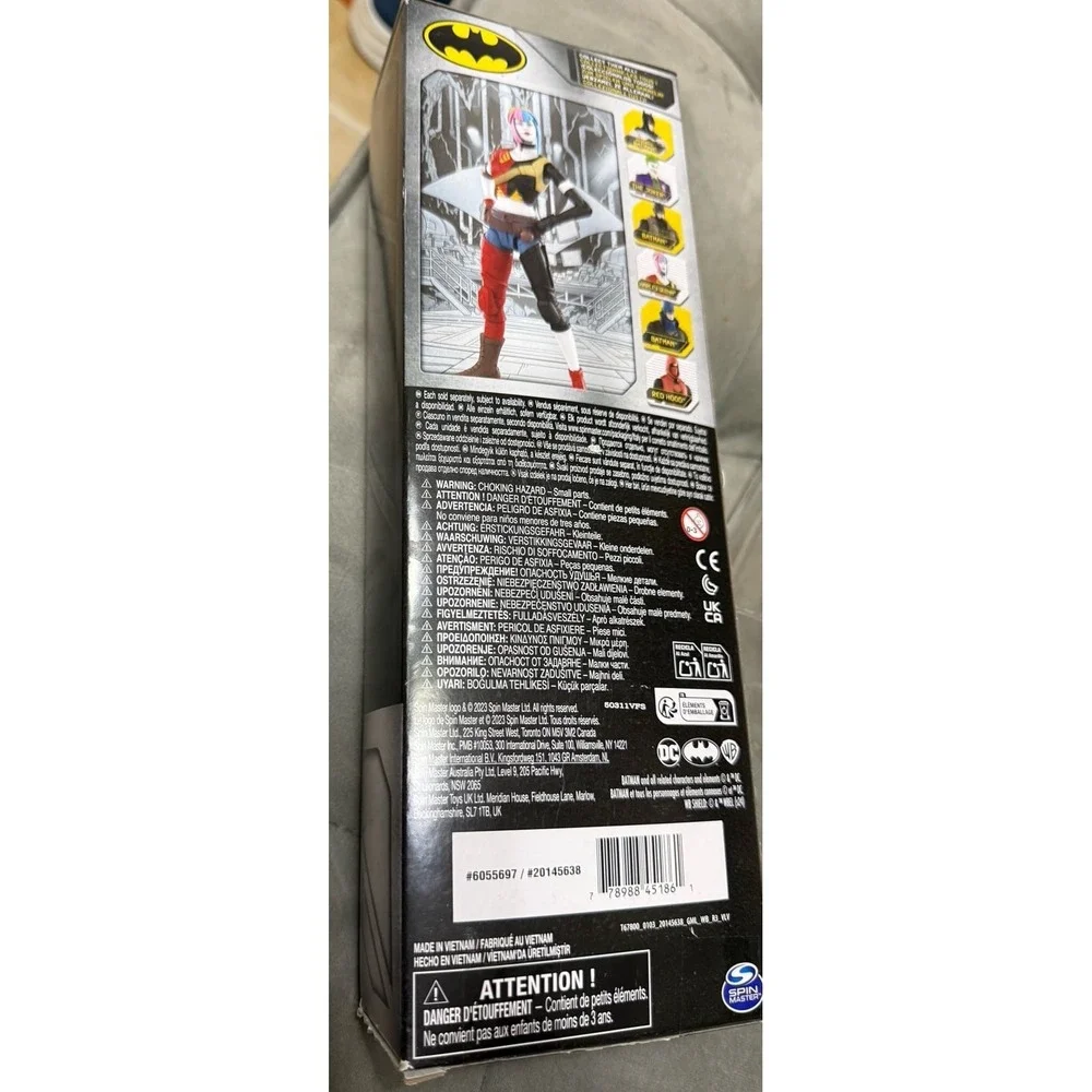 Harley Quinn action figure from the Spinmaster Batman Collection.‎